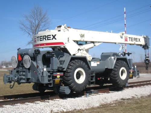 Terex RT335 - RT555 30-55 Ton Crane Railcar Mover